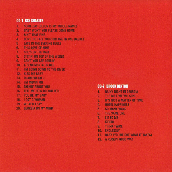 Ray Charles & Brook Benton : Ray Charles & Brook Benton (2xCD, Comp)