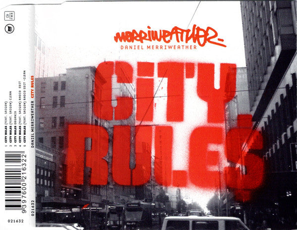 Daniel Merriweather : City Rules (CD, Single)