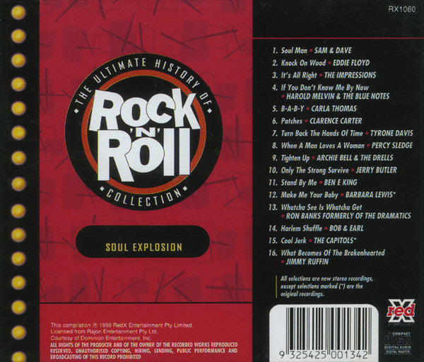 Various : The Ultimate History Of Rock 'N' Roll Collection - Soul Explosion (CD, Comp)