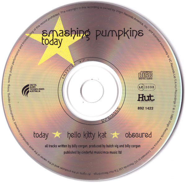 The Smashing Pumpkins : Today (CD, Single)