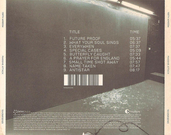 Massive Attack : 100th Window (CD, Album, Copy Prot.)