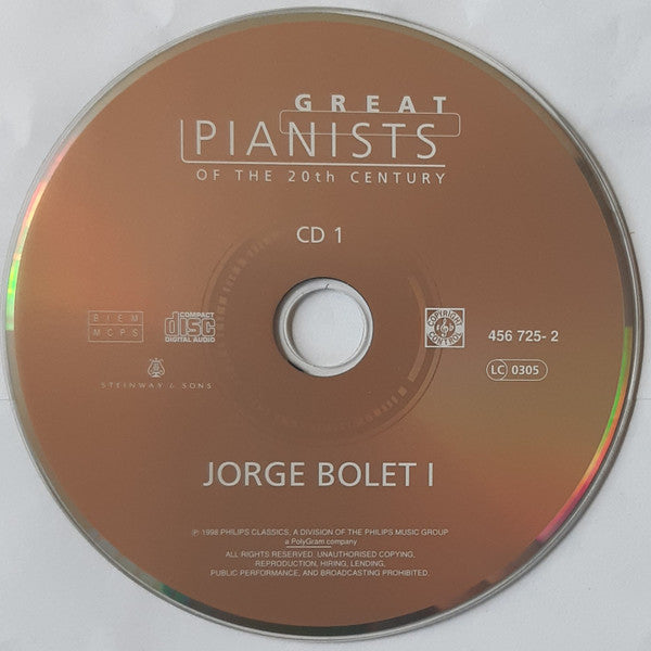 Jorge Bolet : Jorge Bolet I (2xCD, Comp)