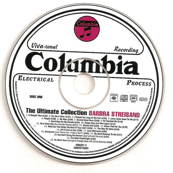 Barbra Streisand : The Ultimate Collection (2xCD, Comp)