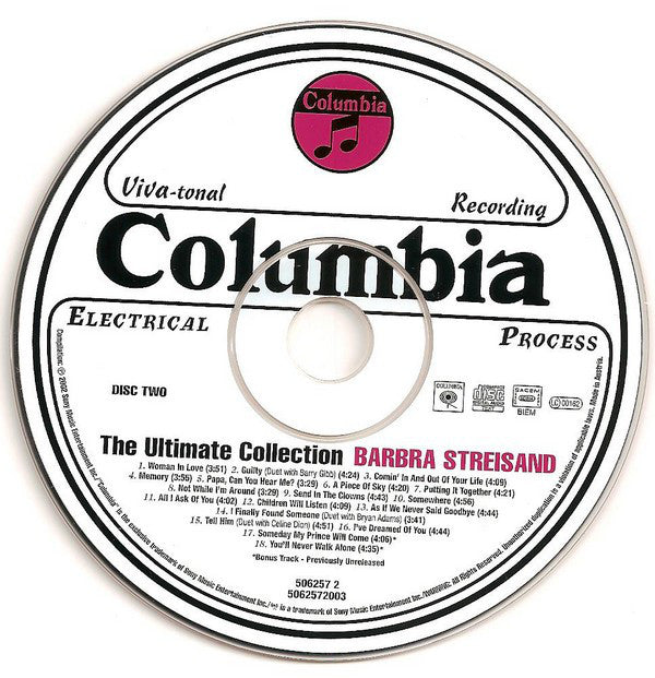 Barbra Streisand : The Ultimate Collection (2xCD, Comp)