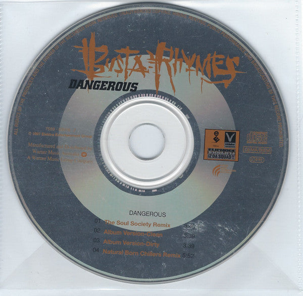 Busta Rhymes : Dangerous (CD, Single)