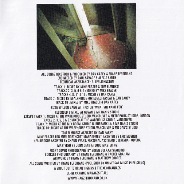 Franz Ferdinand : Tonight: Franz Ferdinand (CD, Album)