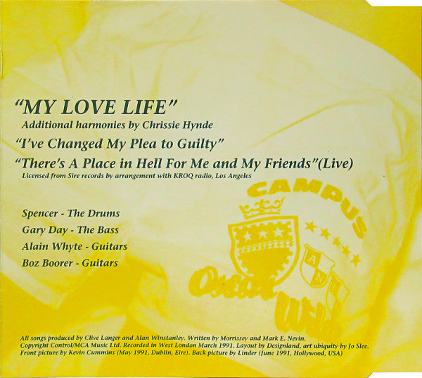 Morrissey : My Love Life (CD, Single)