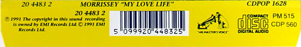 Morrissey : My Love Life (CD, Single)