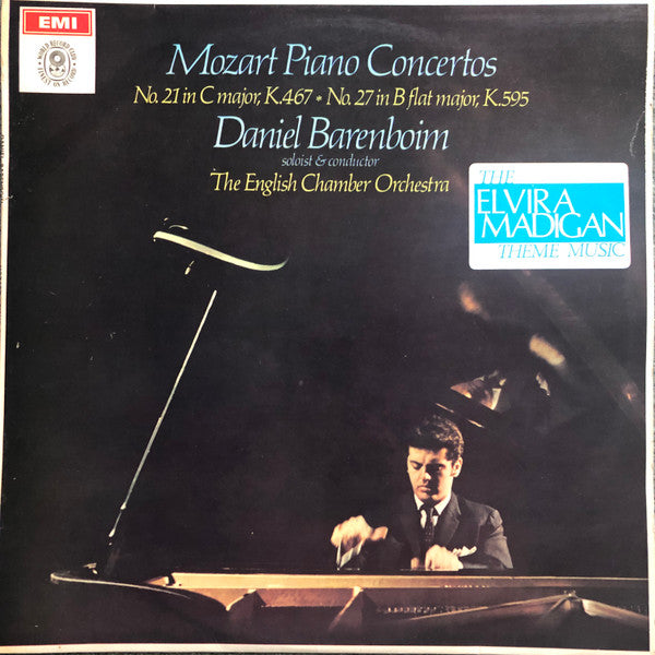 Wolfgang Amadeus Mozart, Daniel Barenboim, English Chamber Orchestra : Piano Concertos: No. 21 In C Major, K.467 ・ No. 27 In B Flat Major, K.595 (LP)