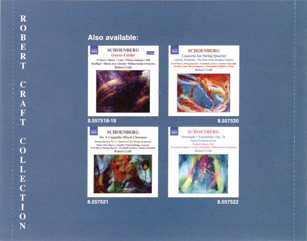 Arnold Schoenberg, Fred Sherry, London Symphony Orchestra, Philharmonia Orchestra, Robert Craft : Five Pieces For Orchestra / Cello Concerto / Piano Quartet (CD, Comp)