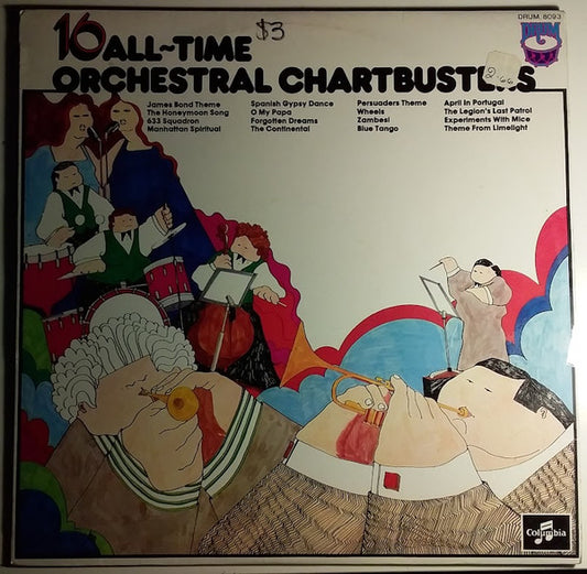 Various : 16 All-Time Orchestral Chartbusters (LP, Comp)