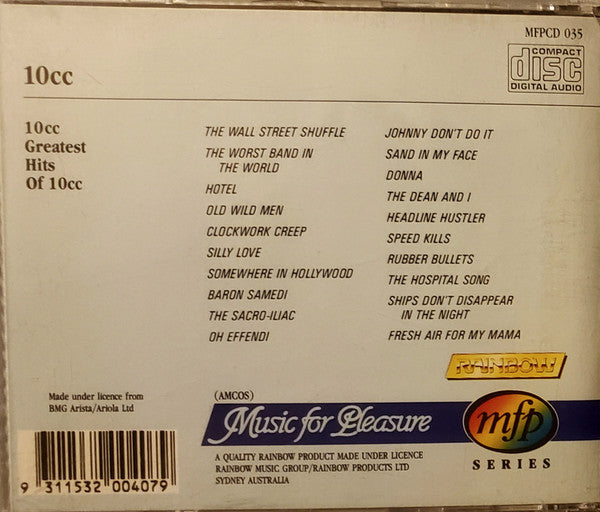 10cc : 10cc Greatest Hits Of 10cc (CD, Comp, RE)