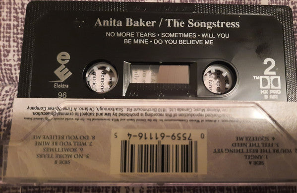 Anita Baker : The Songstress (Cass, Album, RE, RM, Dol)