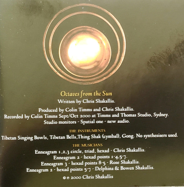Chris Shakallis : Octaves From The Sun (CD, Album)