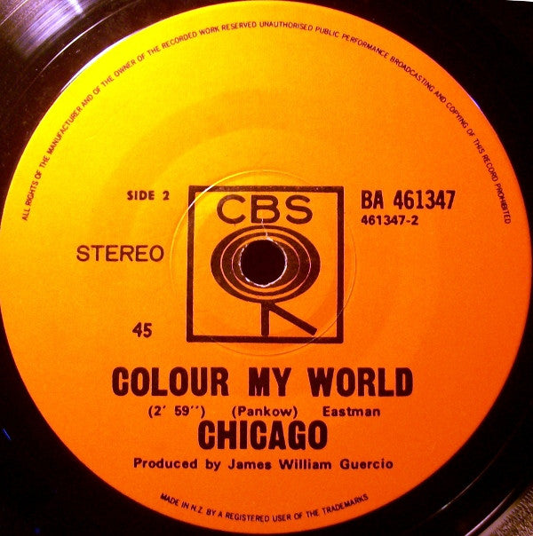 Chicago (2) : Beginnings (7", Single)