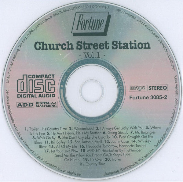 Various : Church Street Station - Vol. 1 (CD, Comp)