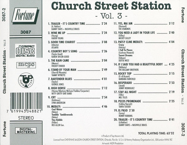 Various : Church Street Station - Vol. 3 (CD, Comp)