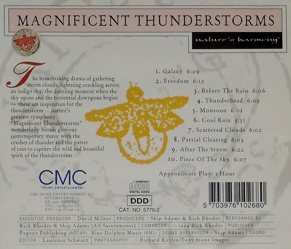 Skip Adams & Rick Rhodes : Magnificent Thunderstorms (CD, Album)