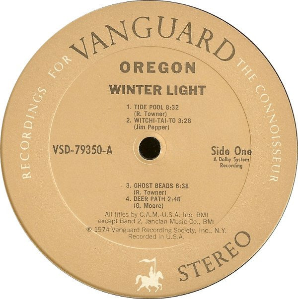 Oregon : Winter Light (LP, Album)