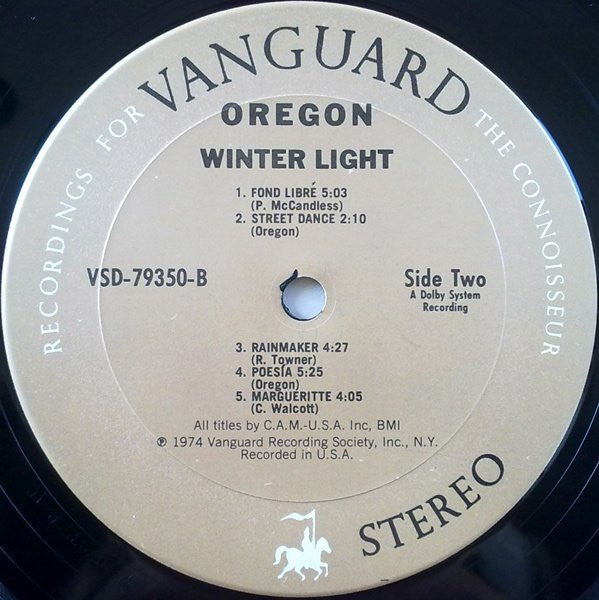 Oregon : Winter Light (LP, Album)