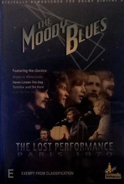 The Moody Blues : The Lost Performance Paris 1970 (DVD, PAL, Dol)