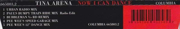 Tina Arena : Now I Can Dance (The Remixes) (CD, Single)