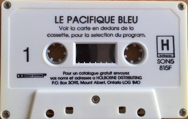 Stefan Schramm, Jonas Kvarnström : Le Pacifique Bleu - Sons Et Musique (Cass, Album)