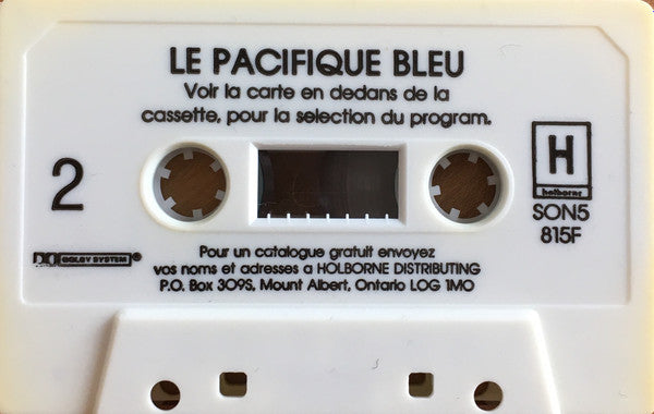 Stefan Schramm, Jonas Kvarnström : Le Pacifique Bleu - Sons Et Musique (Cass, Album)