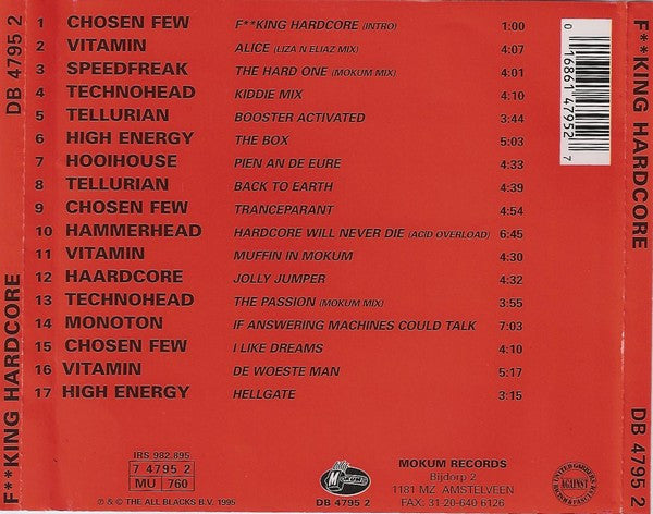 Various : F**king Hardcore (CD, Comp, RP)