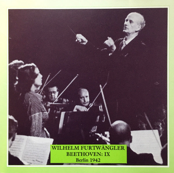Ludwig van Beethoven, Wilhelm Furtwängler : Symphony No. 9 In D Minor, Op. 125 (CD, RE, RM)
