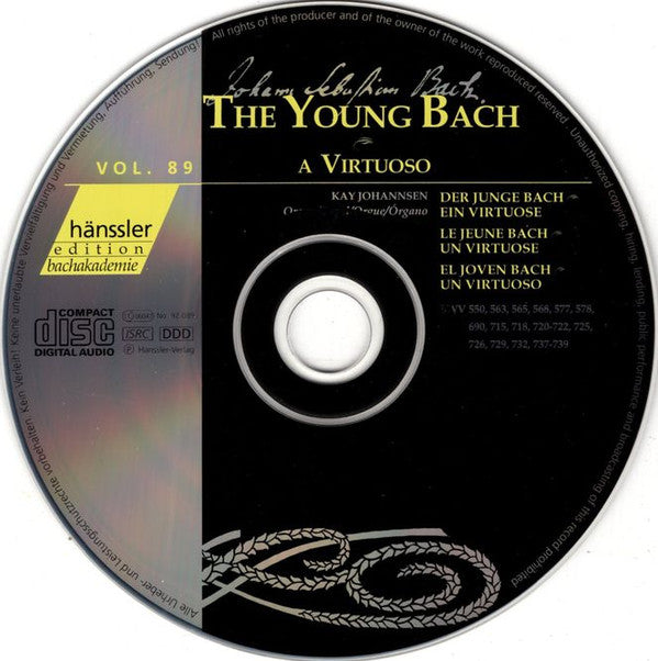 Kay Johannsen : The Young Bach - A Virtuoso (CD)