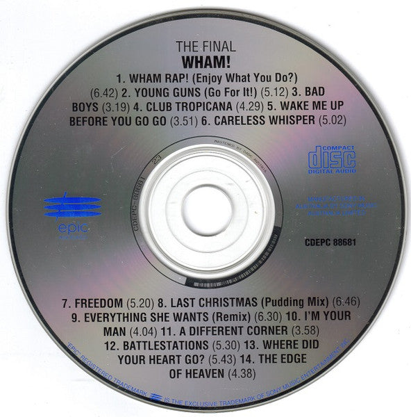Wham! : The Final (CD, Comp, RE)
