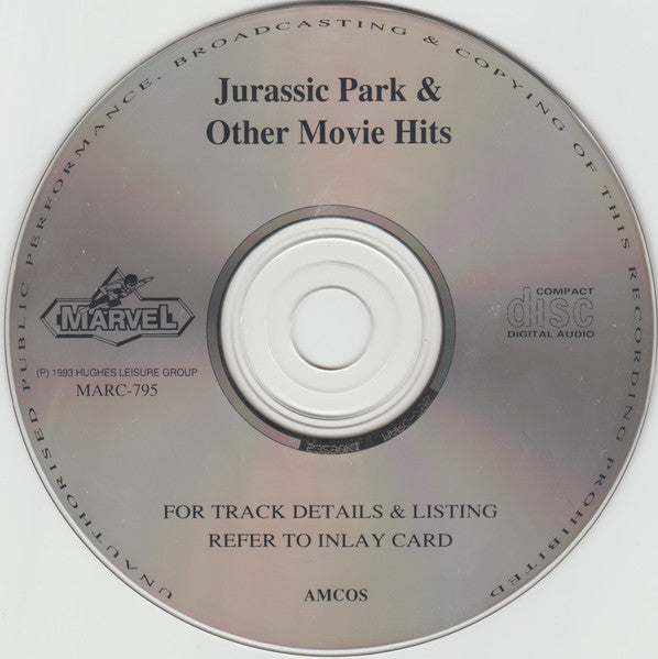 Various : Jurassic Park & Other Movie Favourites (CD, Comp)