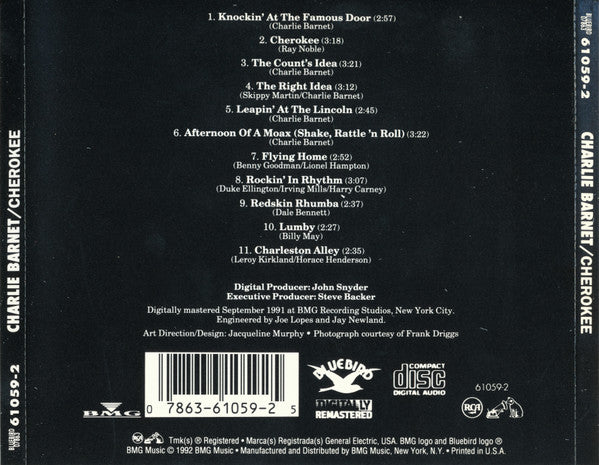Charlie Barnet : Cherokee (CD, Comp, RM)