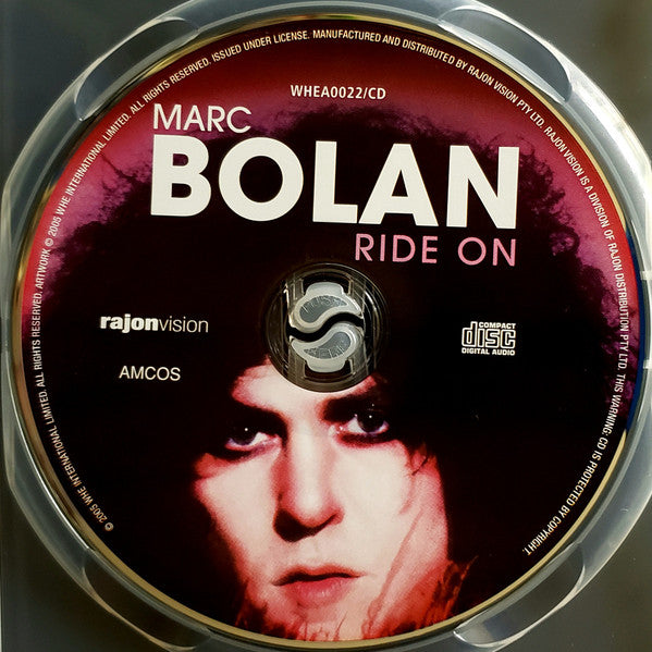 Marc Bolan : Ride On (DVD-V, PAL, Reg + CD, Album)