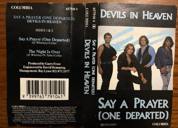 Devils In Heaven : Say a Prayer (One Departed) (Cass, Single, Dol)