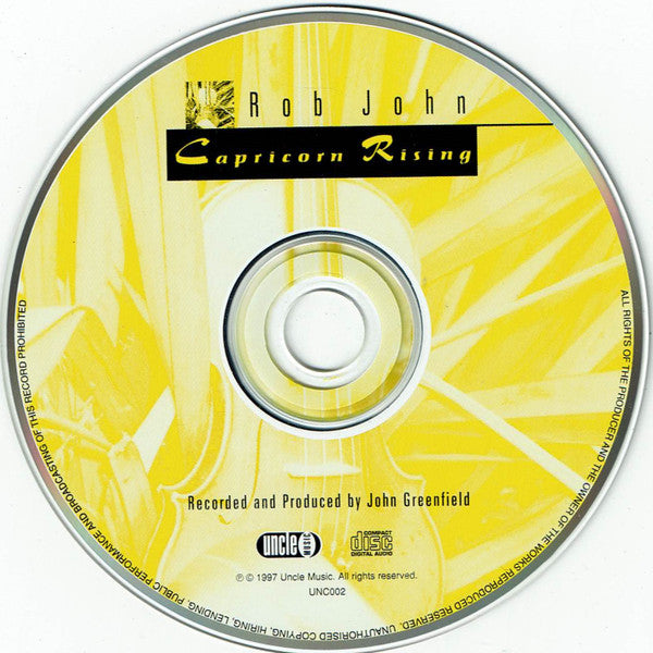 Rob John* : Capricorn Rising (CD, Album)