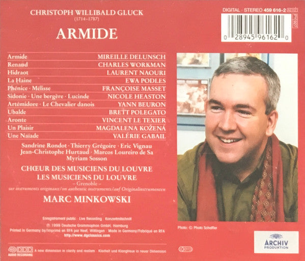 Christoph Willibald Gluck – Mireille Delunsch, Charles Workman, Laurent Naouri, Ewa Podleś, Les Musiciens du Louvre, Marc Minkowski : Armide (2xCD, Album)