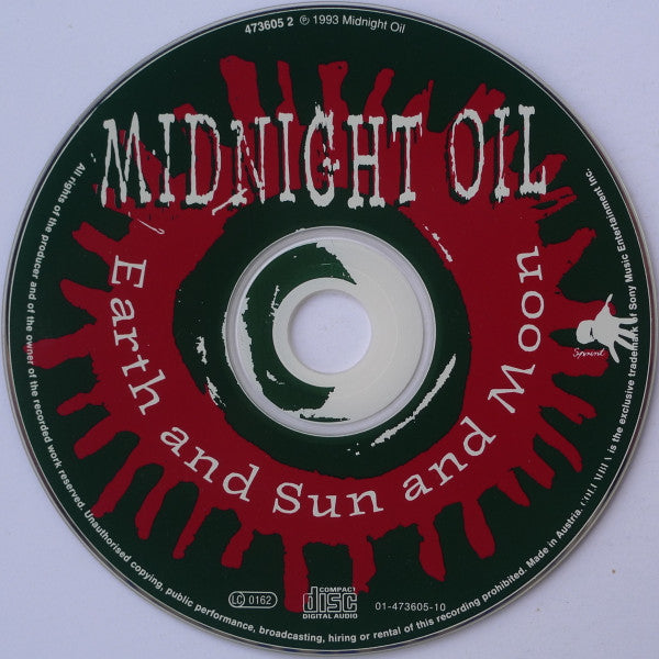 Midnight Oil : Earth And Sun And Moon (CD, Album)
