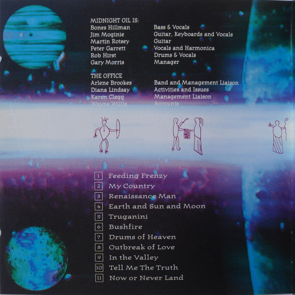 Midnight Oil : Earth And Sun And Moon (CD, Album)