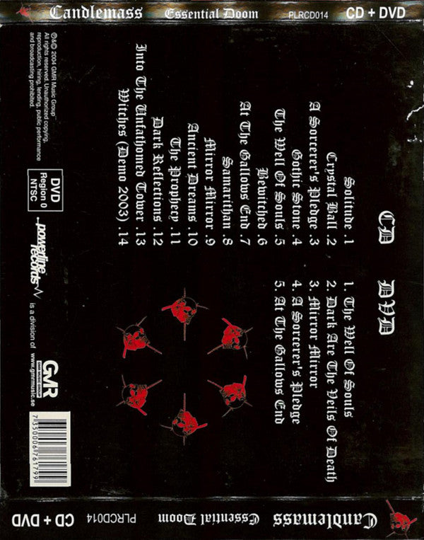 Candlemass : Essential Doom (CD, Comp + DVD, NTSC)