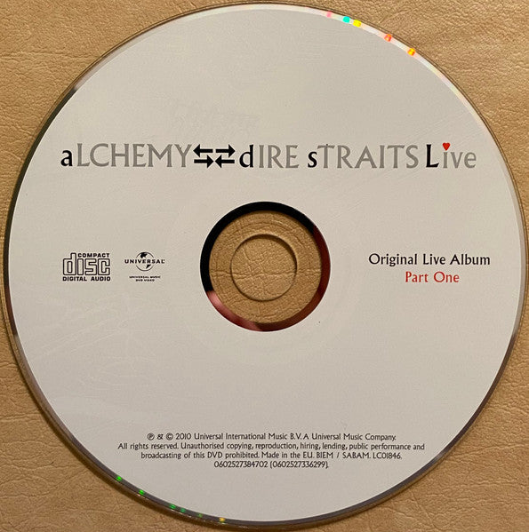 Dire Straits : Alchemy - Dire Straits Live (Box, Dlx, Ltd + DVD-V, RE, RM, Multichannel, NTSC )