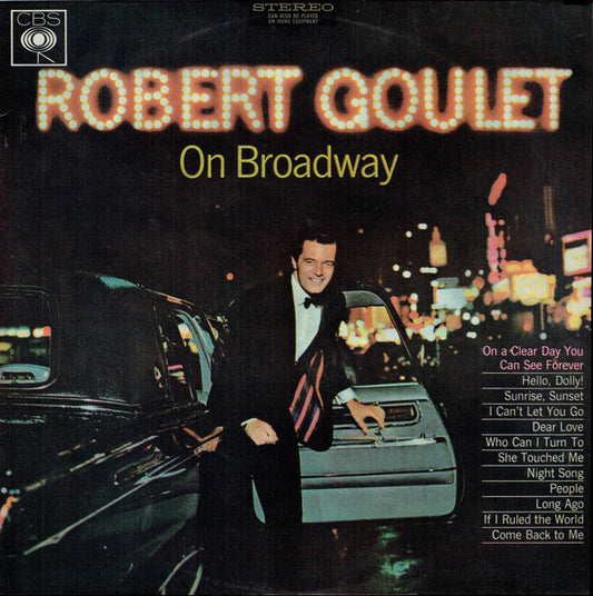 Robert Goulet : On Broadway (LP, Album)