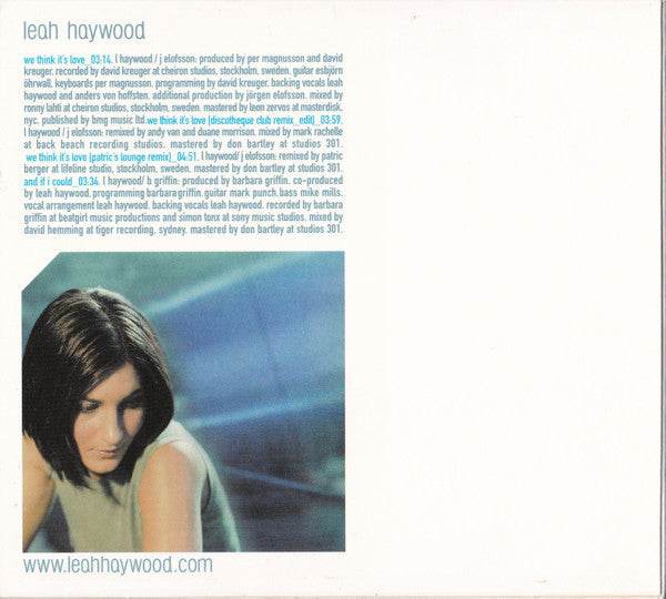 Leah Haywood : We Think It's Love (Minimax, Single)