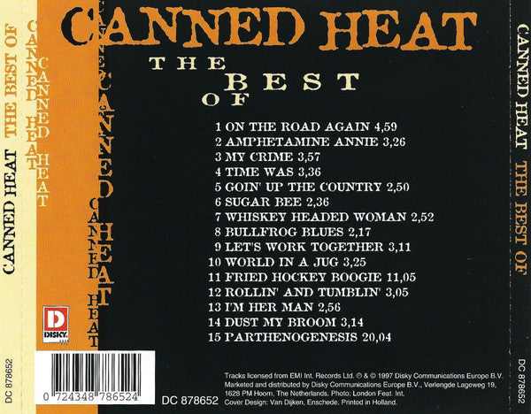 Canned Heat : The Best Of (CD, Comp)