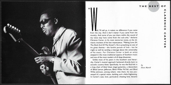 Clarence Carter : Snatching It Back: The Best Of Clarence Carter (CD, Comp)