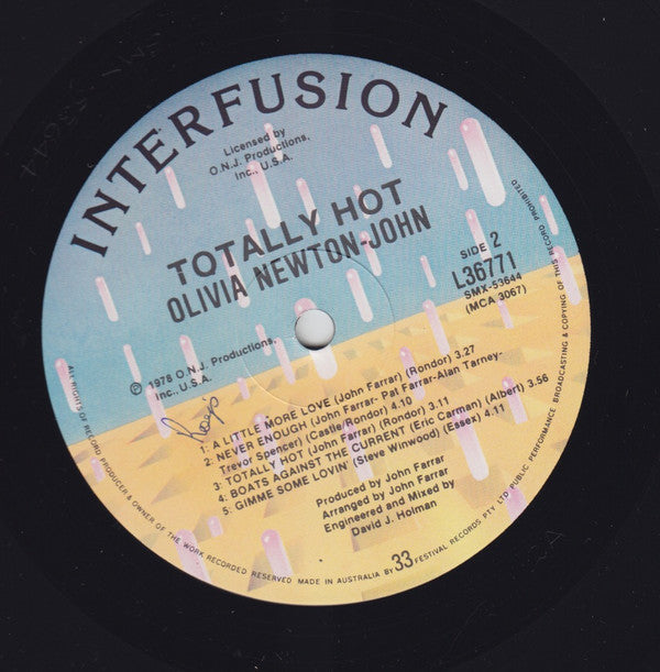 Olivia Newton-John : Totally Hot (LP, Album)