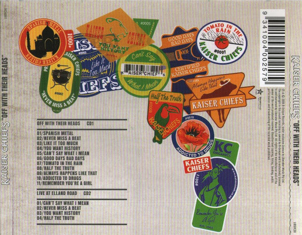 Kaiser Chiefs : Off With Their Heads (2xCD, Album, Ltd)