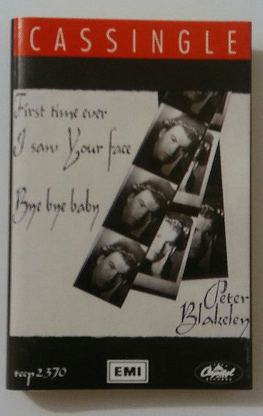 Peter Blakeley : First Time Ever I Saw Your Face (Cass, Single, XDR)