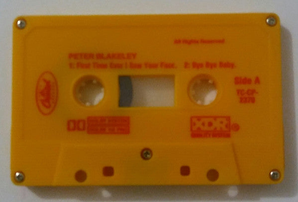 Peter Blakeley : First Time Ever I Saw Your Face (Cass, Single, XDR)